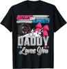 Burnouts or Bows Gender Reveal Party Announcement Daddy T Shirt Men Women Kid