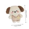 Ювелирные изделия Аксессуары Плюшевая собака Значок на лацкан Значок для собаки Маленький орнамент Сумка Подвеска Детские игрушки