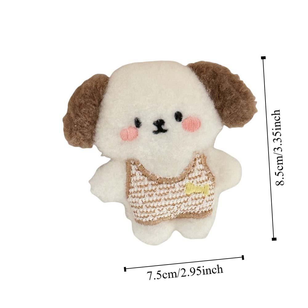 Ювелирные изделия Аксессуары Плюшевая собака Значок на лацкан Значок для собаки Маленький орнамент Сумка Подвеска Детские игрушки