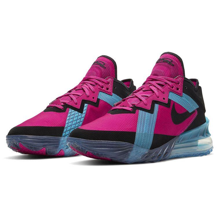 Nike Lebron 18 Low Унисекс Fireberry Blue Lightning CV7562-600