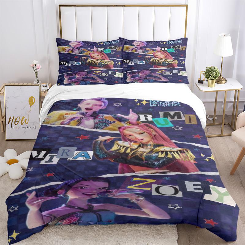 Kpop Stars Bedding 3 Piece Set Hd Print Duvet Cover Pillowcases For Teens Adult Bedroom Decoration Christmas Gift C9211309