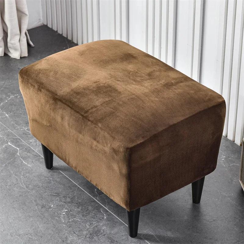 Мягкий бархатный эластичный чехол для кресла с подголовником, эластичный регулируемый чехол для кресла, съемные чехлы для дивана с подголовником и чехлом для подушки сиденья