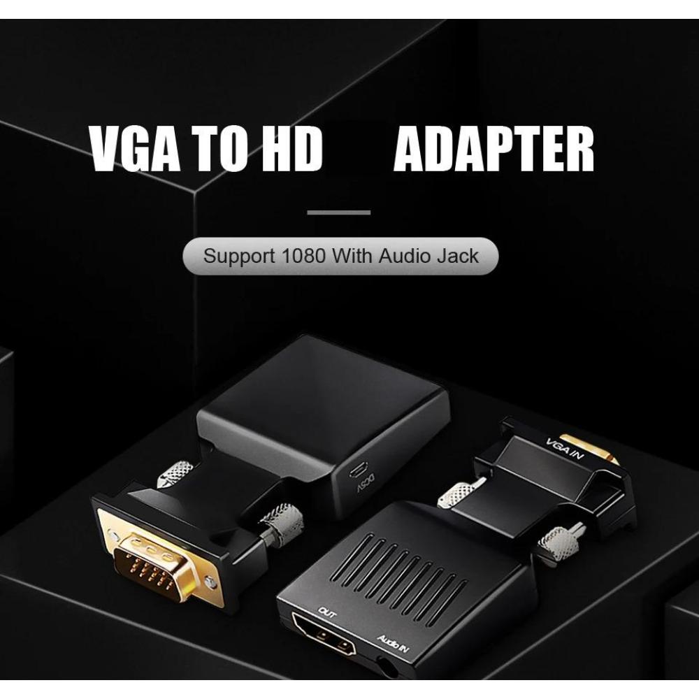 Адаптер-конвертер VGA в HDMI и HDMI в VGA для ПК в совместимый с HDTV проектор Видеоконвертер