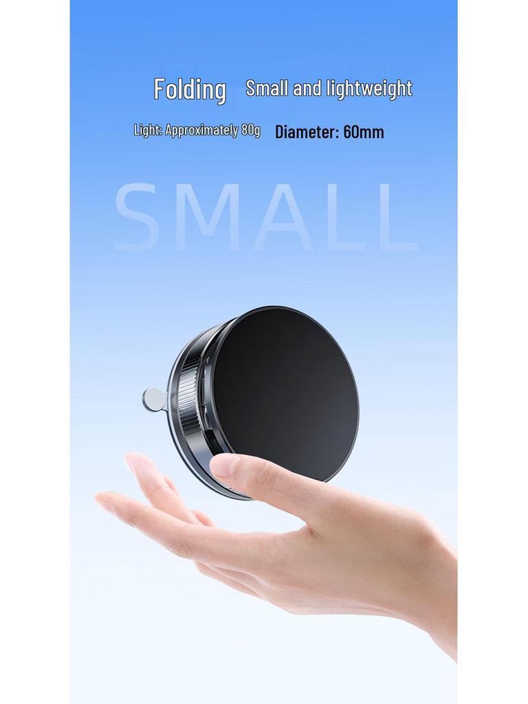 Multifunctional Foldable Rotatable Vacuum Magnetic Phone Holder with Adjustable Height and Portable Mini Suction Cup