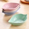 Leaves Shape Seasoning Dish Kids Bowl Wheat Straw Soy Sauce Plate Rice Bowl Plate Tableware Food Container NEW