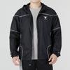 Under Armour Куртка Project Rock Brahma с чистыми линиями и однотонным логотипом, повседневные спортивные тканые мужские куртки с капюшоном, черные 1373580-001