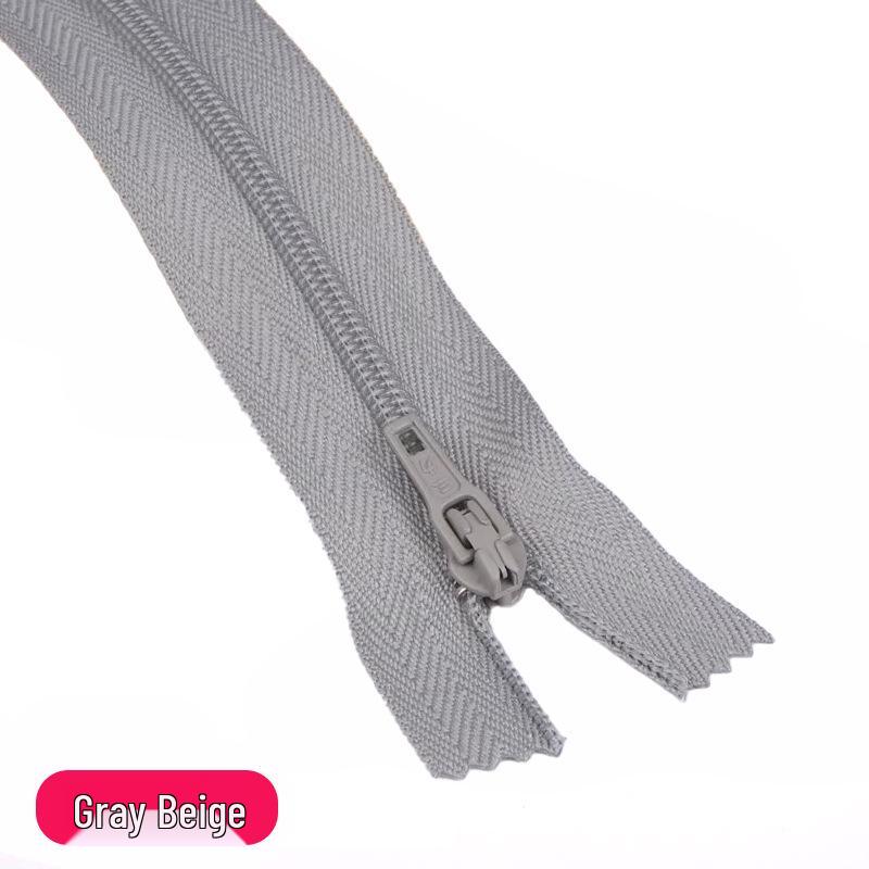 Three Force Short 20CM Nylon Zipper for Dress Pants - Colored Closed-End Fly Zipper Fabric Accessory