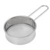 Flour Sieve Strainer 304 Stainless Steel Lightweight Easy Cleaning Ergonomic Handle Mesh Round