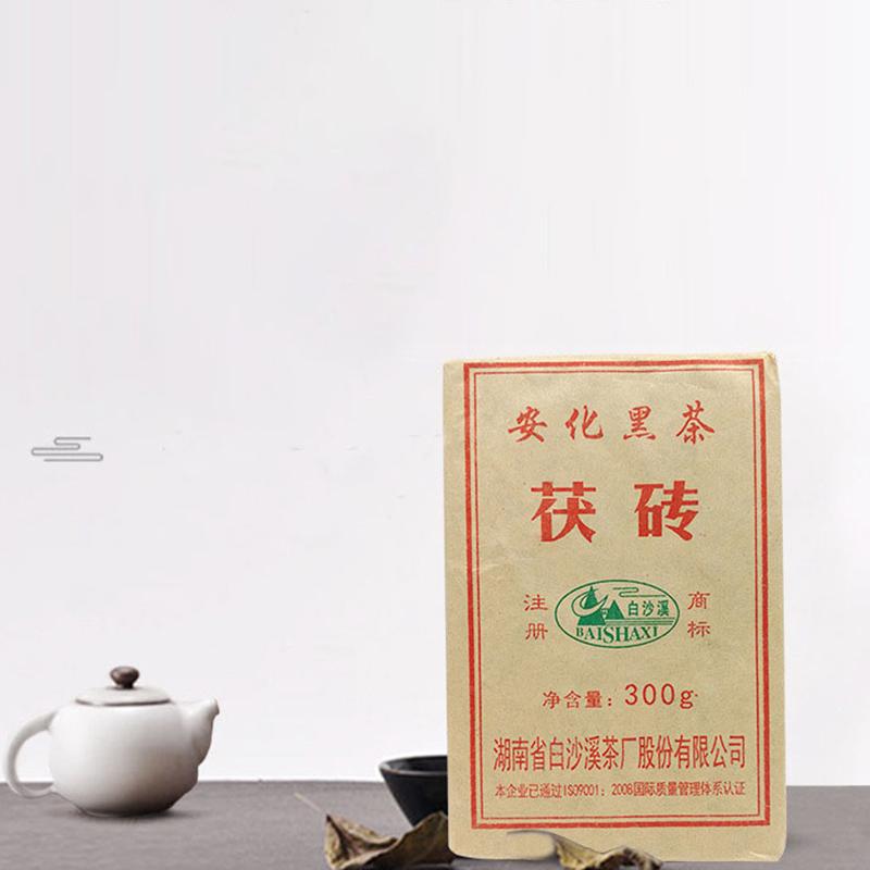 Откройте для себя очарование 300 г темного чая Anhua Baishaxi Golden Flower Fu Brick