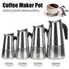 Mocha Espresso Latte Stovetop Filter Stainless Steel Portable 2/4/6/9 Cups Moka Coffee Maker Coffee Pot for Kitchen Coffee Maker Pot