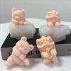 3D Подвесная чашка силиконовая форма милый лев медведь ледогенератор пищевой многоразовый форма бытовой кофе лед кухня конфеты шоколад мыло