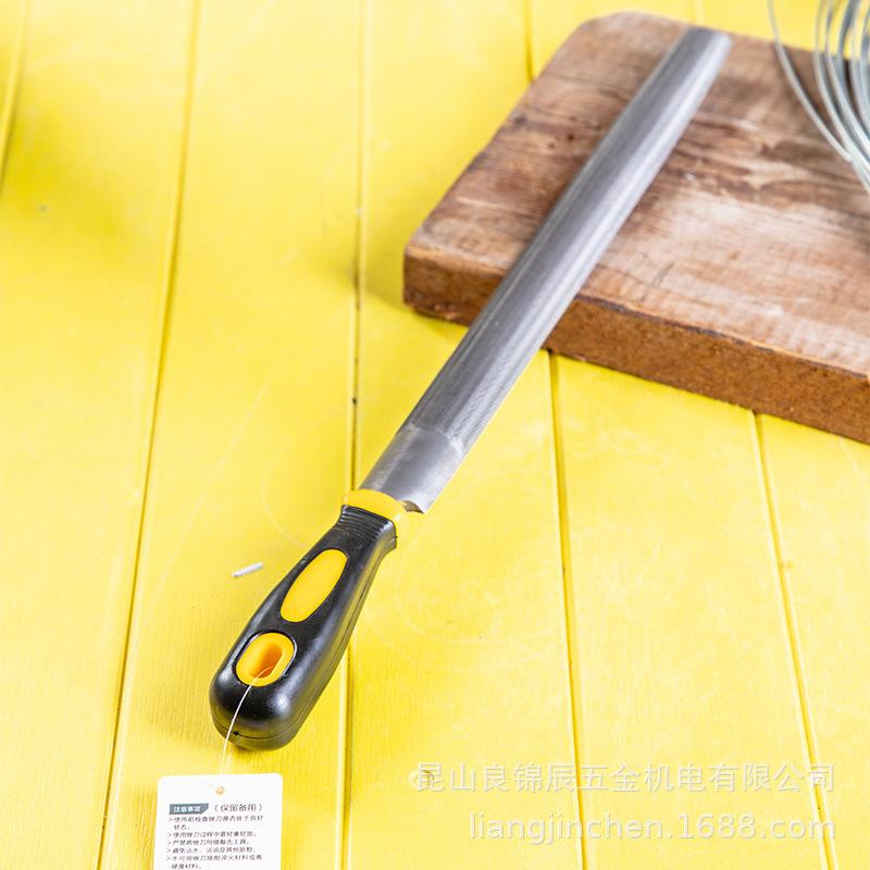 Напильник Deli Tools полукруглый со средним зубом для металла и деревообработки - Доступен в размерах 6, 8, 10, 12 дюймов (DL66106)