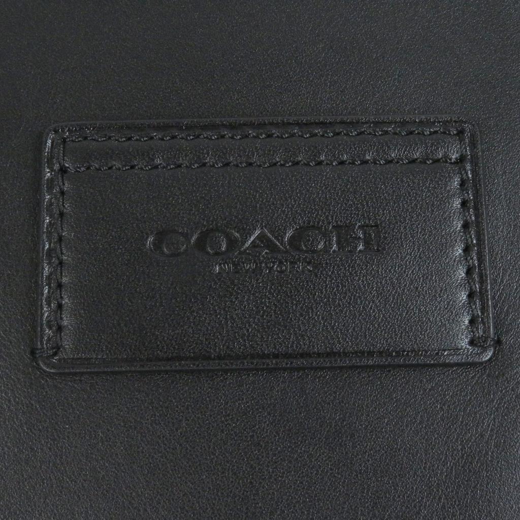 COACH Shoulder Bag Signature Truck Messenger Bag black leather mens C2793 Used
