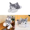 Scarf Plush Huskies Toy Cute Cartoon Girl Child Bedroom Decoration Doll Scene