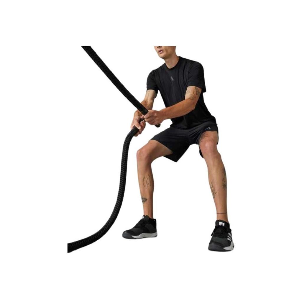 Adidas Quick-Drying Breathable Comfortable Soft Pullover Short Sleeve T-Shirt Men Tops Black JI8181