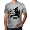 Unisexs Graphic TShirt Living Wild Since 1966 58th Birthday Anniversary 58 Year
