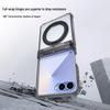 Чехол для Samsung Z Flip7 FE: Защита от падений по углам, Поворотная подставка на 360°, Совместимость с беспроводной зарядкой для Flip6/5