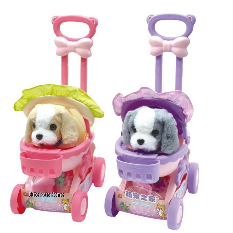 Lezhiyoupin Милая коляска для питомцев и ящик для хранения для щенков, кроликов и котят