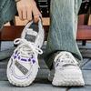 Chunky sneakers four seasons mesh breathable casual outdoor running fashion students lightweight soft sole non slip sports shoes