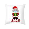 Christmas Pillow Case Cartoon Vent Mask Santa Claus Series Printed Sofa Cushion Pillow Case Home