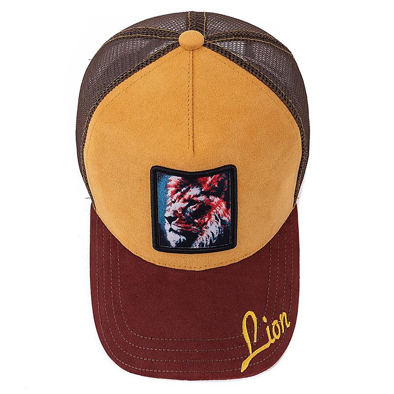 Унисекс модная кепка дальнобойщика с анималистичным узором, замшевая кепка, летняя бейсболка для отдыха на открытом воздухе для мужчин и женщин