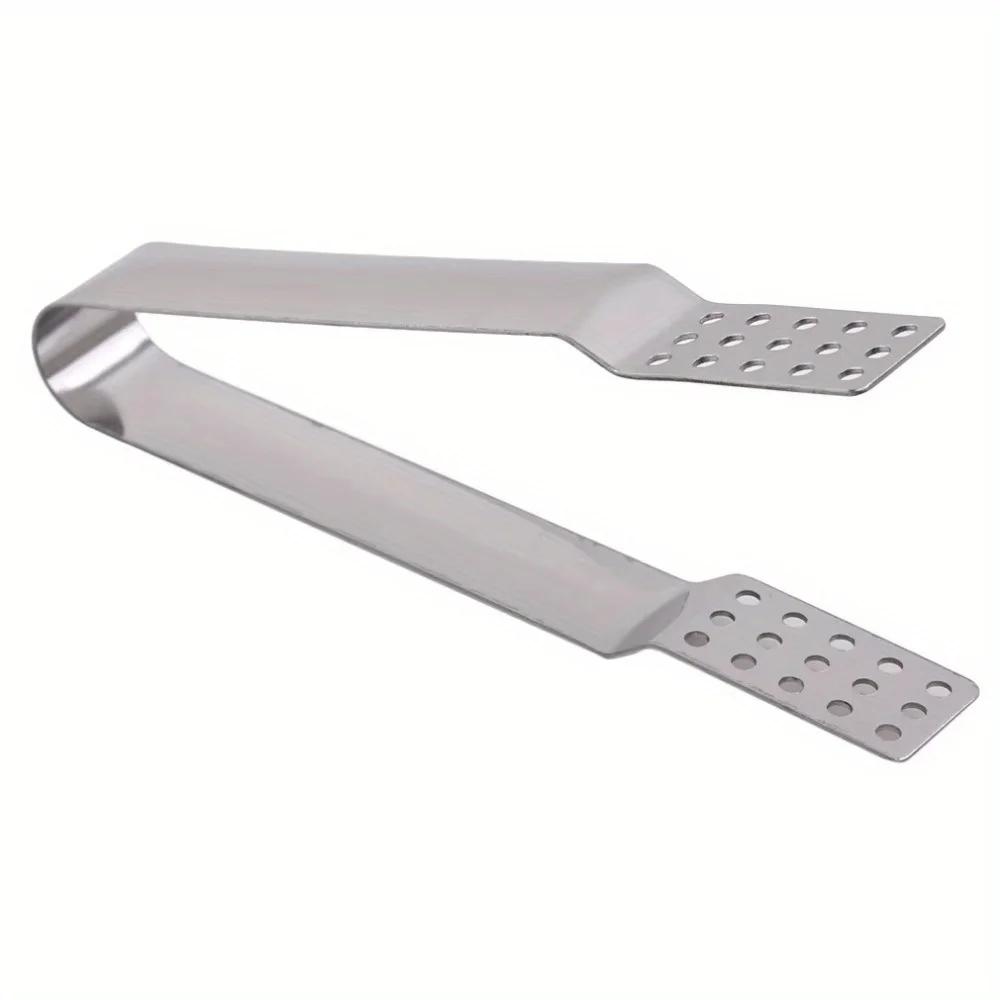 1 шт. Зажим для чайных пакетиков Утолщенный лимонный пинцет Зажим для льда и сахара для барбекю Домашний кухонный гаджет Щипцы для чайной посуды Выжималка Зажим для еды