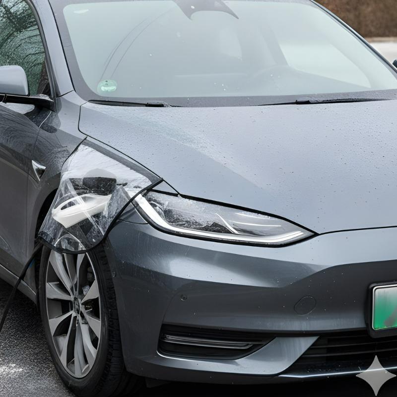 EV Charger Rain Cover Magnetic All Weather Protection Waterproof Charging Guard for Tesla Model 3 Y S X New Energy Car Ports