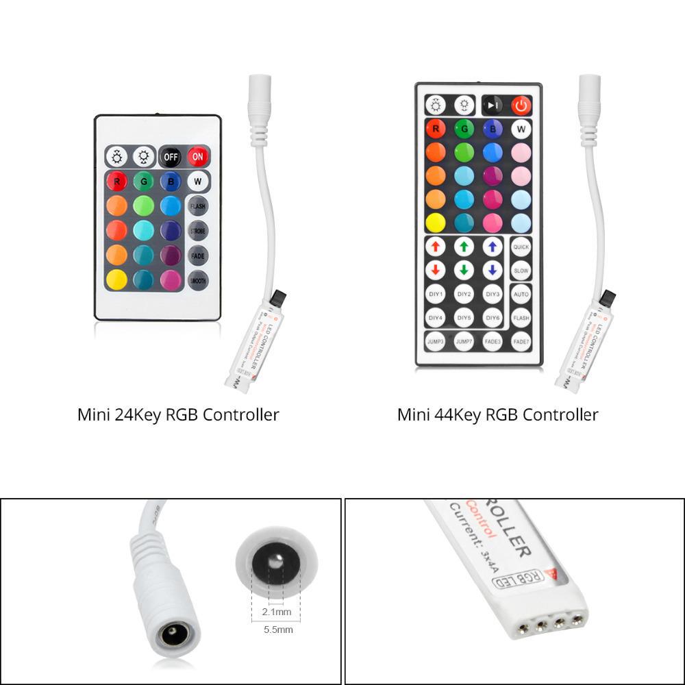 Светодиодный RGB-контроллер Беспроводной пульт дистанционного управления для светодиодных лент 12 В