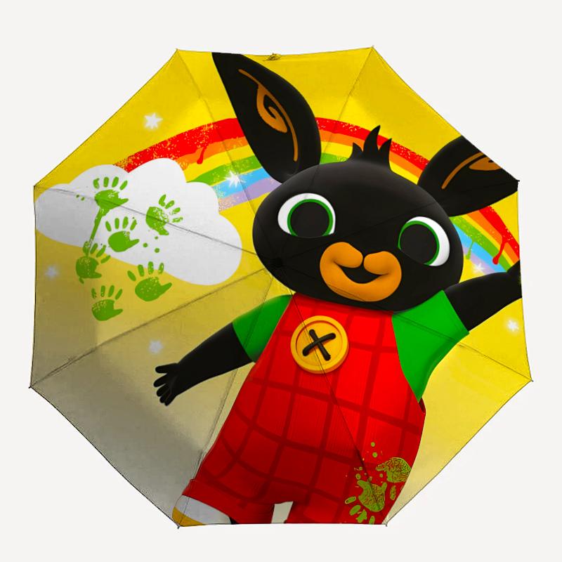 1pc Bing Bunny3 Umbrella, Sun Protection, And UV Shielding. It Has Eight Sturdy Ribs for Outdoor Use And Perfect Gift