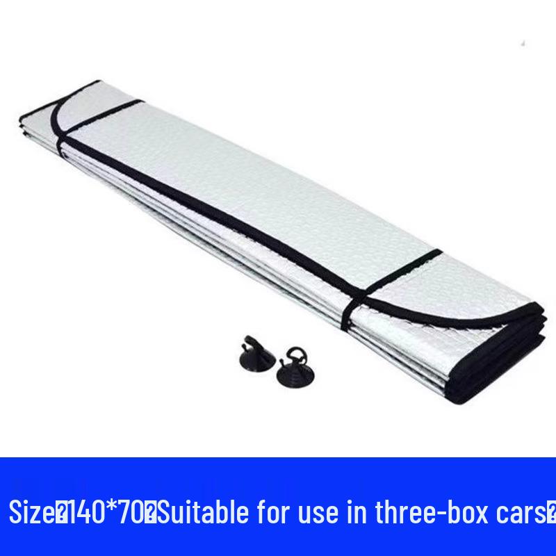 3D Digital Car Windshield Sunshade - Aluminum Film Bubble Cartoon Visor