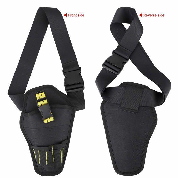 Ceinture porte-outils - tool belt - ajustable - tissu oxford 600d - plusieurs poches