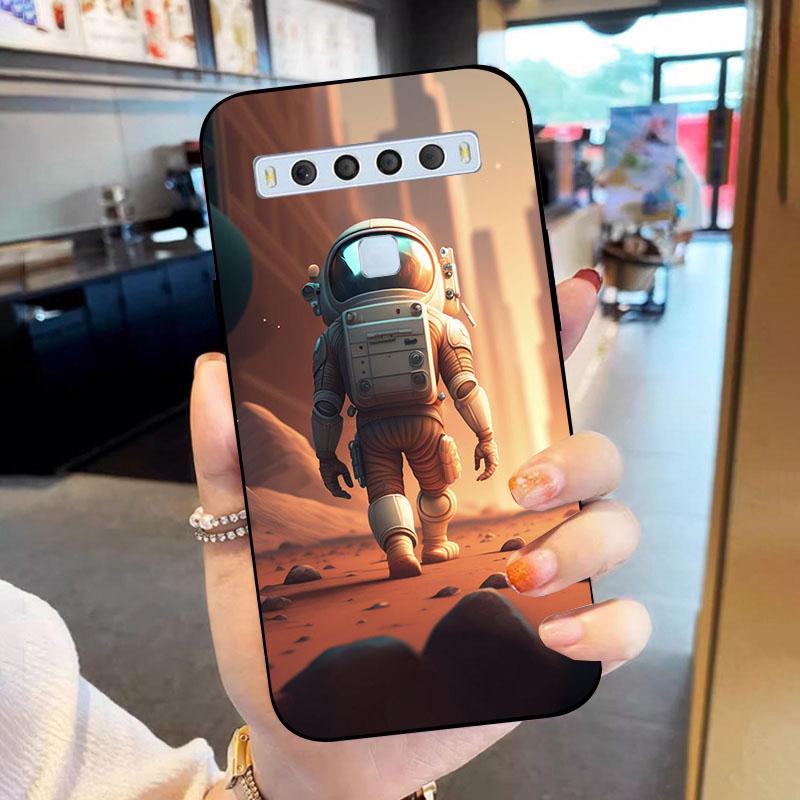 Для чехла TCL 10L T770H T770B Задняя крышка Для чехла TCL 10 Lite Coque Ударопрочный Мягкий ТПУ Силиконовый Чехол для телефона 10 L 10Lite Fundas