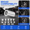 13pcs 1 1/8 in OD Wheel Axle Spacer Alloy Wheel Spacer Kit Axle Spacer Sleeve  For Motorcycle