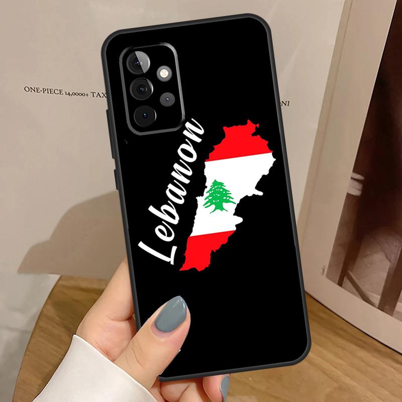 Lebanese Lebanon Flag Case For Samsung Galaxy A33 A53 A13 A54 A34 A14 A56 A36 A16 A06 A12 A32 A52 A35 A17 A15 A55