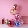 Transparent Sequined Latex Balloons for Parties and Weddings, 2.8g