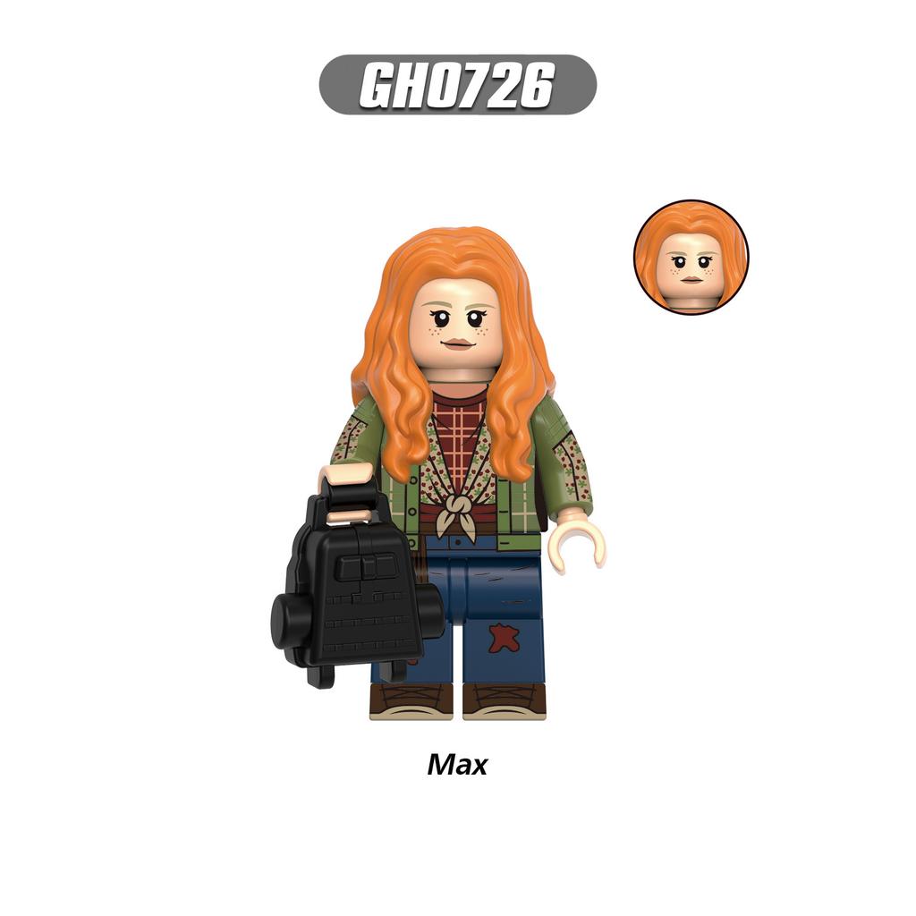 Stranger Things Building Blocks Minifigures Movie TV Show Character Action Figure Assembly Toy Collectible Decoration 