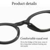 Защита глаз Очки для чтения Сверхлегкие очки для пресбиопии Портативные круглые очки для мужчин и женщин