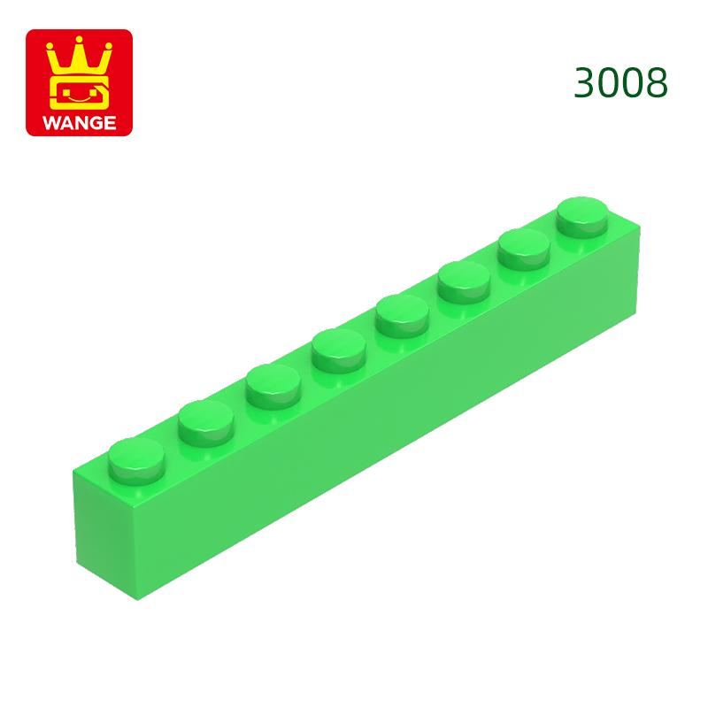 Нетоксичный 33 шт./лот 3008 1x8 Строительный блок с высоким отверстием Moc Базовые классические детали Кирпичные аксессуары Совместимы с DIY Детские игрушки Подарочная коробка