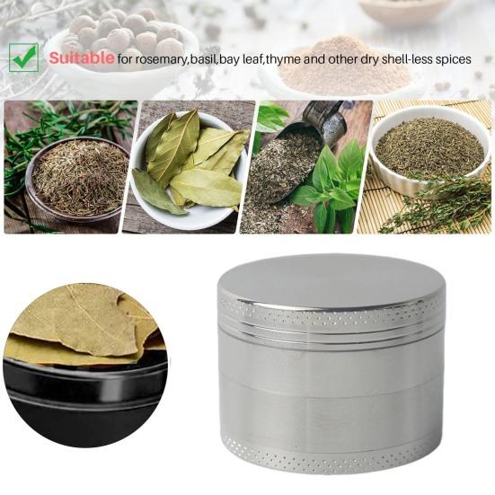 Grinder Metal Herb Grinder 1.6/2.5inch Spice Grinder Portable Spice Mixer for Grinding Dried Chili Peppers