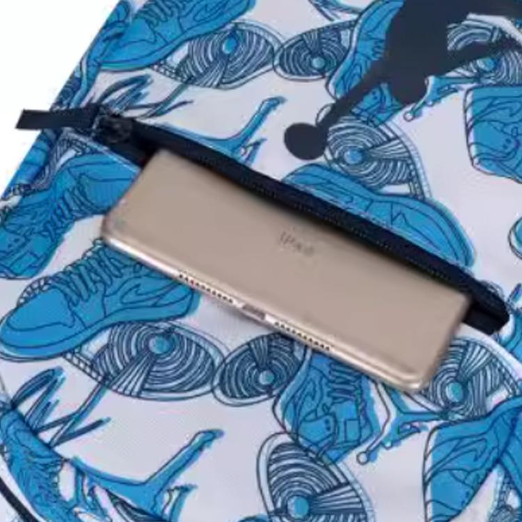 New Jordan Polyester Backpack Unisex Blue JD2523015PS-004