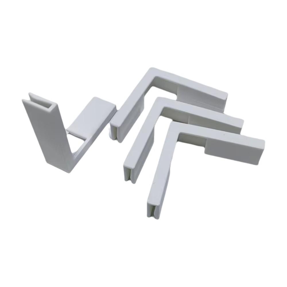 4Pcs Rigid Plastic Cardboard Corner Clips Reusable Corner Reinforcement Clips Storage Bucket Making
