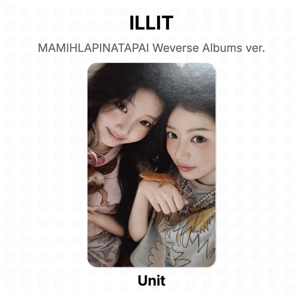 ILLIT MAMIHLAPINATAPAI Weverse Albums версия. Официальная фотокарта