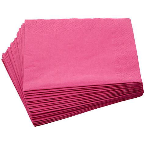 Serwetki 3-Warstwowe 20 Szt, Fuksja (Fuchsia)