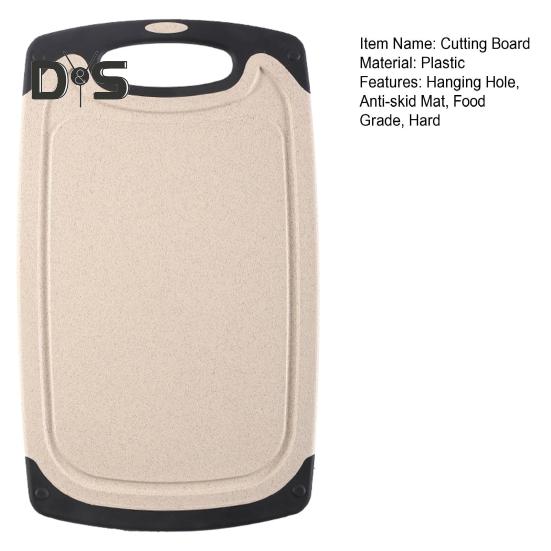 Разделочная доска разных размеров, подвесное отверстие, стабильная антипригарная кухонная разделочная доска