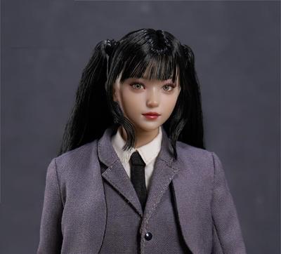Игрушка Hobby Scale Фигурка совместима с телом TBLeague Z6TOYS ZC008 Junior Beautiful Girl Action Eye азиатская красивая женская голова и одежда не