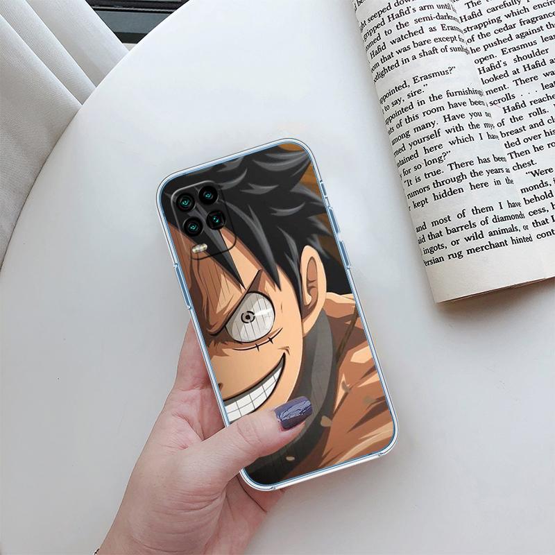 Anime Luffy One Piece Transparent Phone Case for Motorola Moto Edge 20 30 40 50 S30 Fusion Ultra Pro Neo Lite + G200 G23