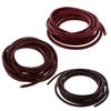 2 Meters 4mm Real Round Leather Cord String for Jewelry Beading Bracelet Necklace Findings