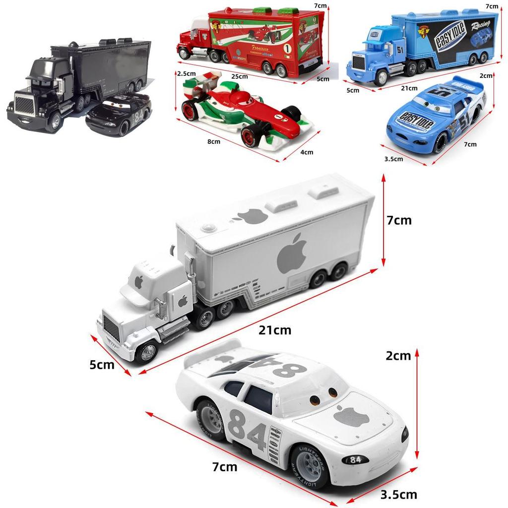 Гоночные машины Мак Дядя Маккуин Блокпост Крутая Сестра 95 Грузовая машина для творческой игры и веселья