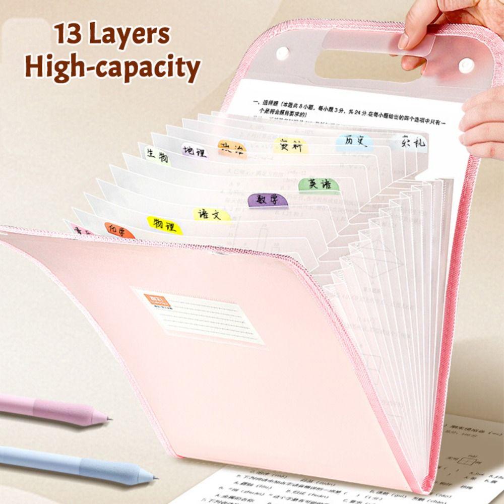 ПП Папка для файлов формата А4 Высокоемкий пакет для документов Мультяшная сумка-архив Подарок