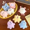 Cute Monsters Doll Keys Keychain Girls Cartoon Car Keyring Kawaii Women Bag Accessories Pendant Plush Doll Keychain